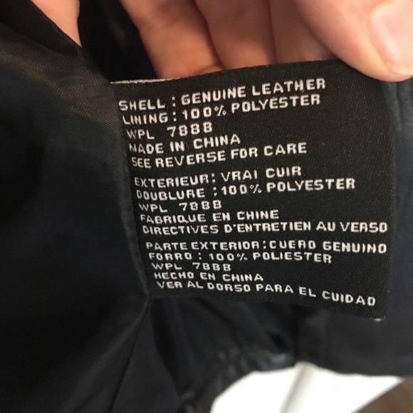 Michael By Michael Kors Black Leather Moto Jacket - Picture 5 of 8